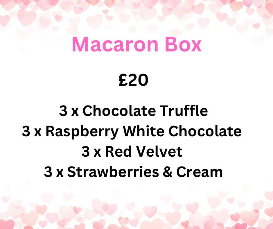 Valentines Macaron Box