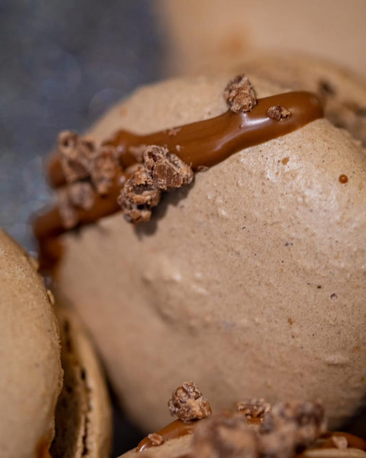 Chocolate Brownie Macarons